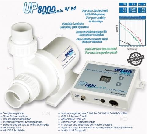 Universal BLDC Kreiselpumpe UP 8000 electronic 24V